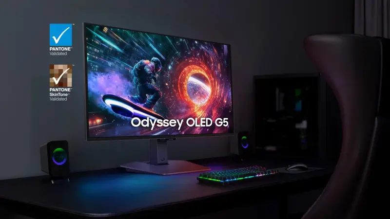 Samsung Odyssey OLED G5 G50SF Rilis dengan Harga Rp7,999 Juta
