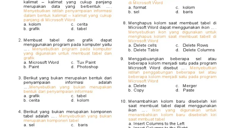 140 Soal Koding dan AI Kelas 6 Lengkap Bab 1-12 dengan Jawaban