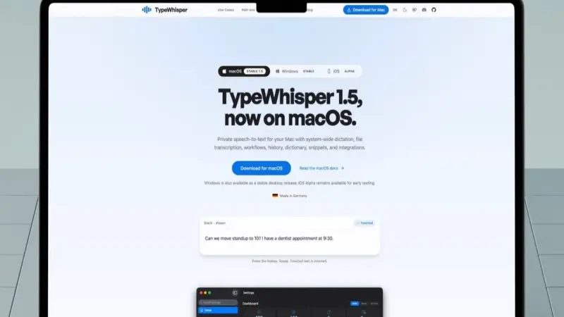 Discover TypeWhisper: Free Local AI Dictation App for Mac