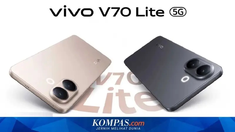 Vivo V70 Lite 5G Hadir dengan Spesifikasi Menarik dan Terjangkau