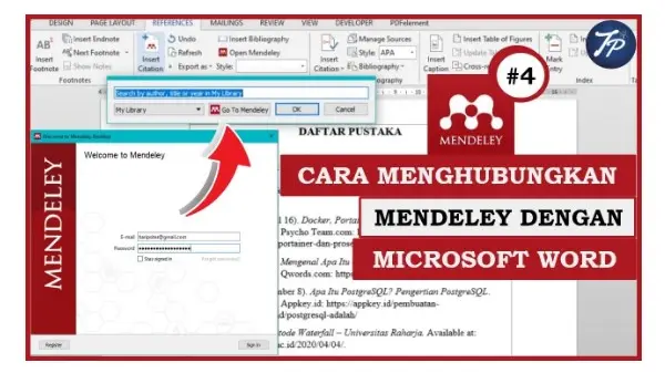 Cara Menghubungkan Mendeley ke Word untuk Pemula