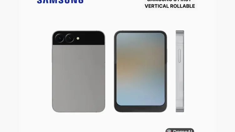 Inikah Desain HP Layar Gulung Samsung yang Ditunggu-tunggu?