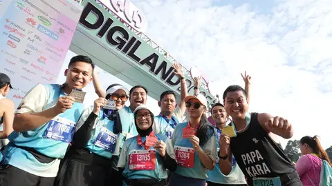 Raih Gelar Prestisius, TelkomDigiland Run 2025 Dicintai Oleh 12.500 Pelari
