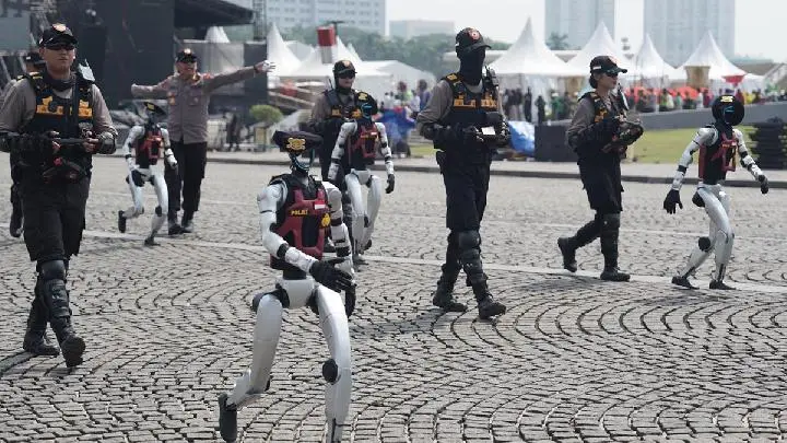 Polri Kerahkan Robot Humanoid di HUT Bhayangkara, Apa Sebenarnya Robot Humanoid?
