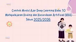 Contoh Modul Pembelajaran Deep Learning Kelas 10 Tahun 2025