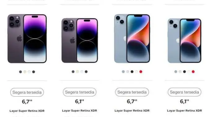 Harga iPhone 13, 14, 15, dan 16 Turun, Ini Daftar Lengkap Harga Resmi di Indonesia