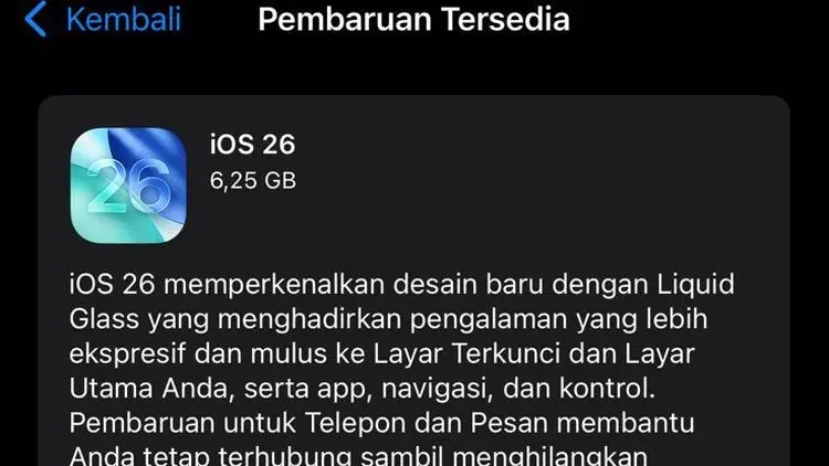 iOS 26 Resmi Dirilis, Ini Cara Update dan Instal di iPhone