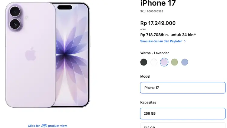 Pesan iPhone 17 dan iPhone Air Resmi Hari Ini di iBox