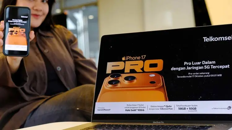 Telkomsel Buka Pemesanan iPhone 17, Paket Halo Lebih Murah