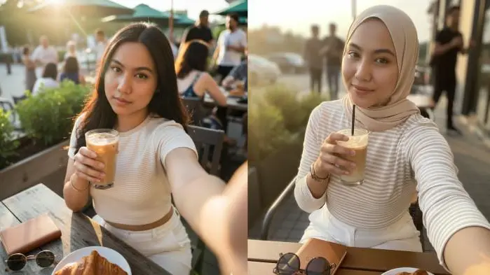 10 Prompt Gemini AI Foto Close Up Cantik untuk Profil, Aesthetic hingga Misterius