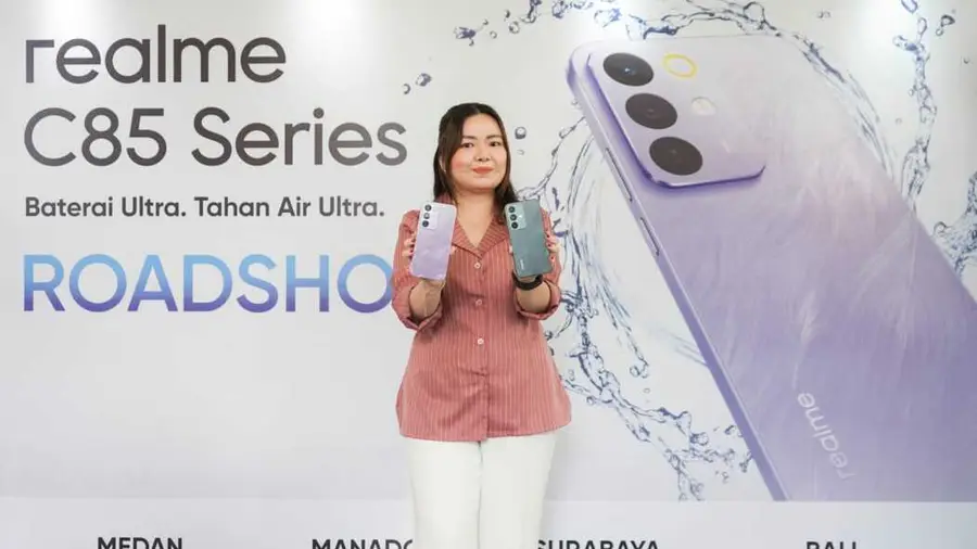 Realme C85 Diluncurkan di Medan: Tahan Air dan Panas, Ideal untuk Aktivitas Ekstrem
