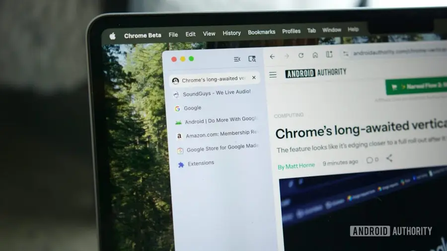 Chrome Uji Fitur Tab Vertikal Baru untuk Organisasi Browsing Lebih Baik
