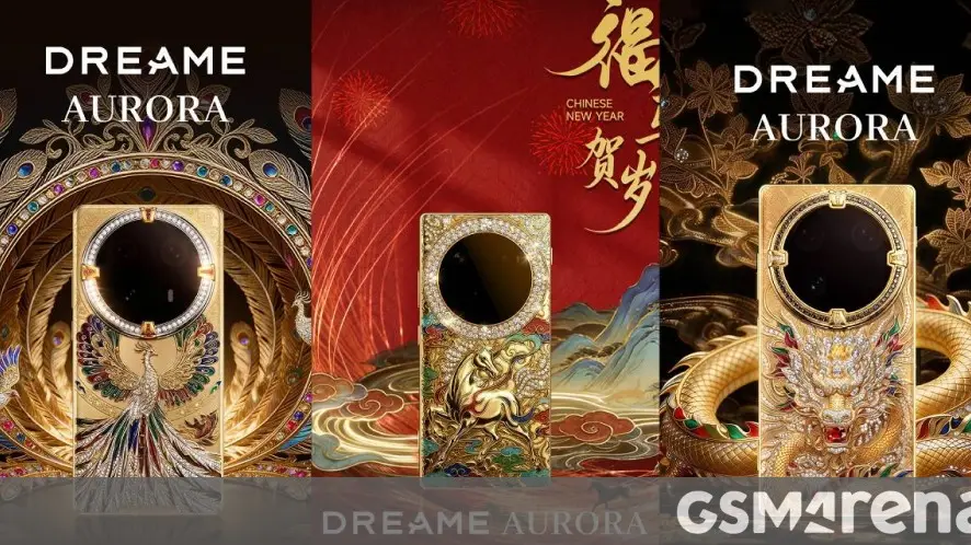 Dreame Luncurkan Ponsel Mewah Aurora dengan Tiga Desain Bersejarah