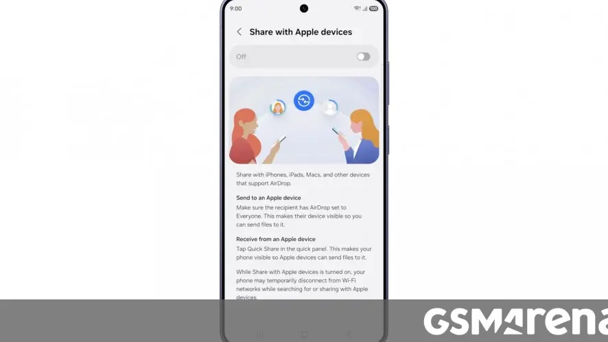 Samsung Galaxy S26 Hadirkan Dukungan AirDrop Melalui Quick Share