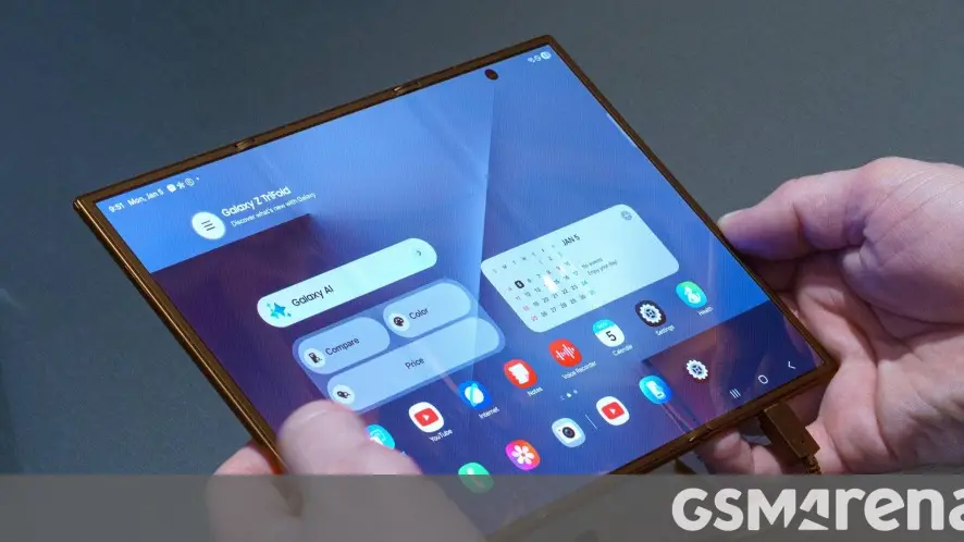 Samsung Galaxy Z TriFold Hadir dengan Desain Lipat dan Baterai Menarik