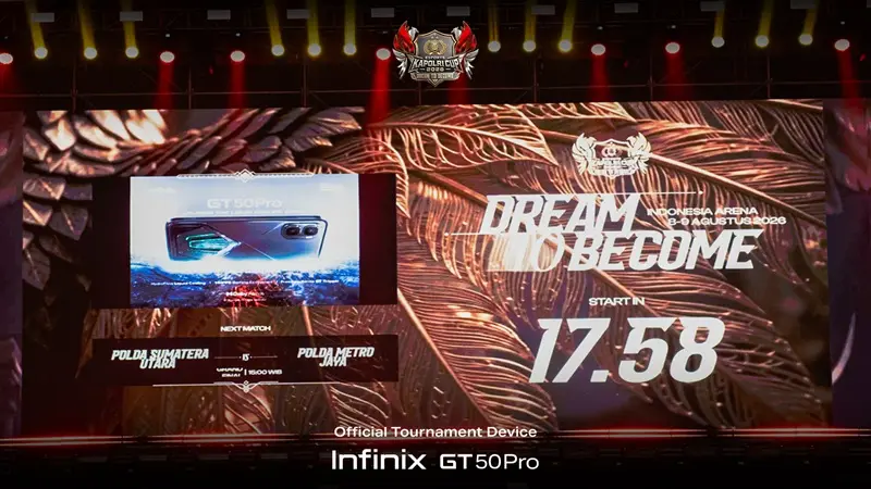 Infinix GT 50 Pro Dukung Talenta Esports di Kapolri Cup 2026