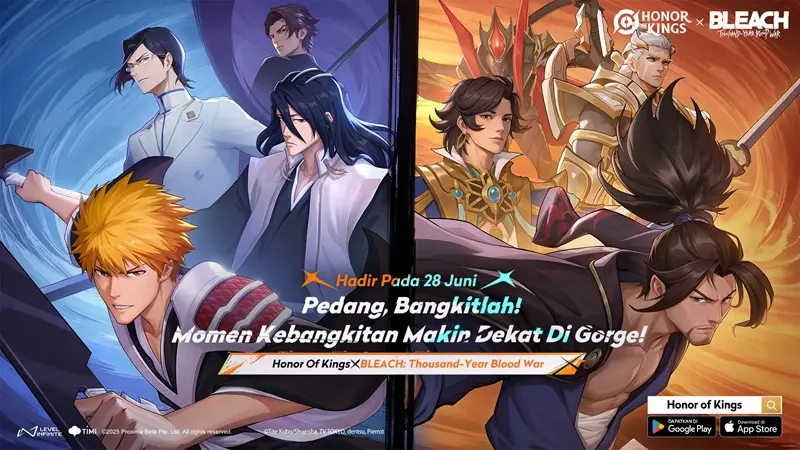 Kolaborasi BLEACH dan Honor of Kings Hadirkan Konten Eksklusif