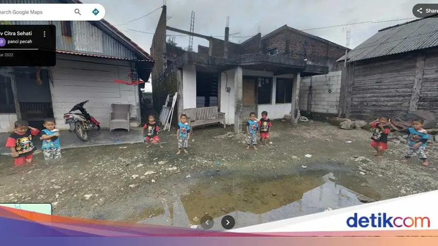 Aksi Bocah Lucu Kage Bunshin Viral di Google Maps