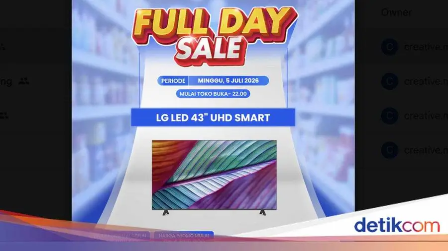 Diskon Menarik LG LED 43 UHD Smart TV di Transmart