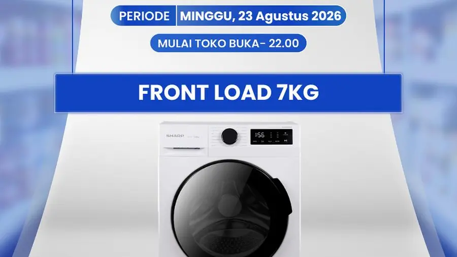 Diskon Menarik Mesin Cuci Front Load di Transmart
