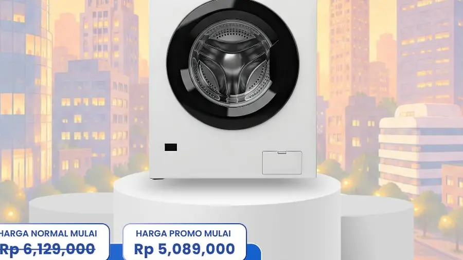 Diskon Mesin Cuci Front Load 7KG di Transmart Oktober 2026