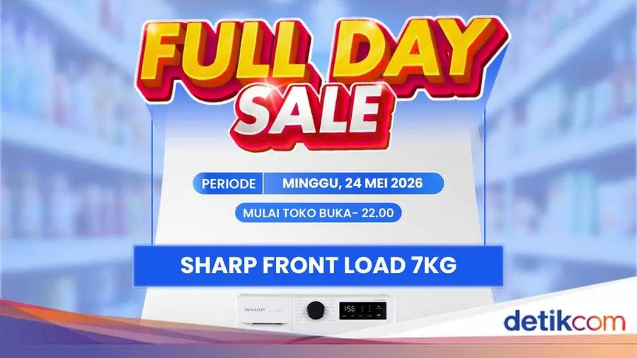Harga Mesin Cuci Sharp Turun Drastis di Transmart Full Day Sale