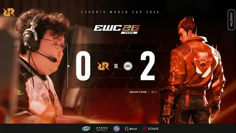 Hasil Kualifikasi Valorant EWC 2026: RRQ dan Paper Rex Tersingkir