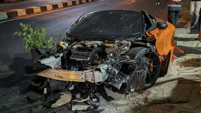 Kecelakaan McLaren 720S Andra ST di Sukoharjo Menghebohkan Media Sosial