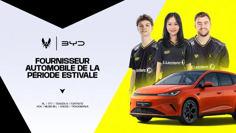 Kolaborasi BYD dan Team Vitality Perkuat Esports dan Otomotif