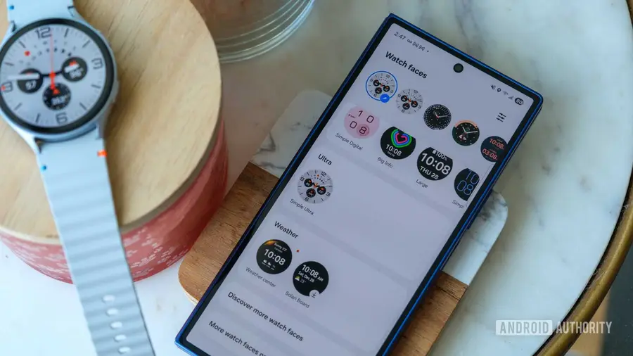 Pembaruan Aplikasi Galaxy Wearable Samsung yang Menarik