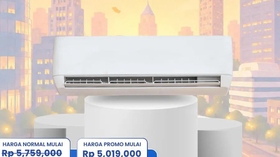 Promo AC Split 1 PK Polytron di Transmart Full Day Sale