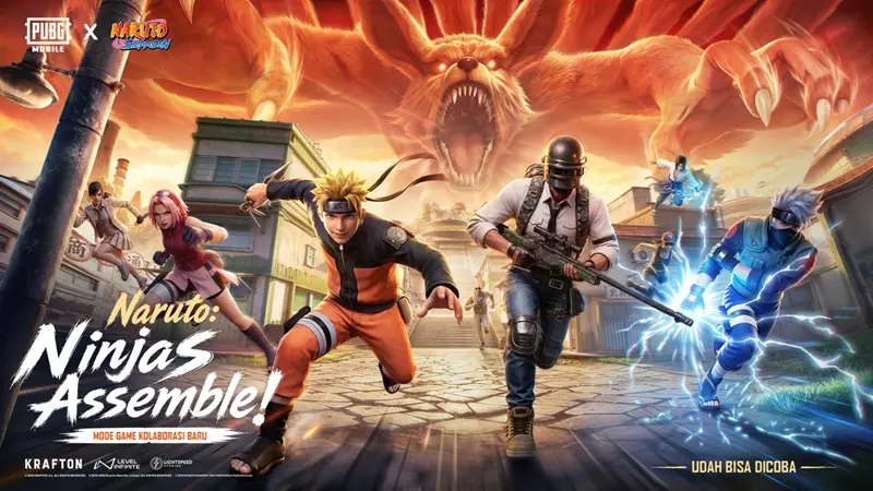 PUBG MOBILE Update Versi 4.5 Kolaborasi dengan Naruto Shippuden