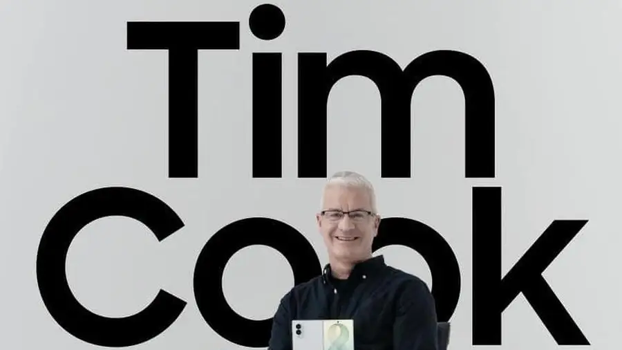 Samsung Gunakan Tim Cook Unik untuk Promosi Galaxy Z Fold 8