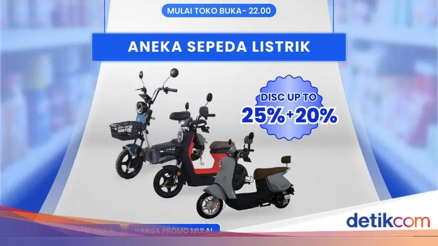 Transmart Gelar Diskon Besar untuk Sepeda Listrik di Full Day Sale