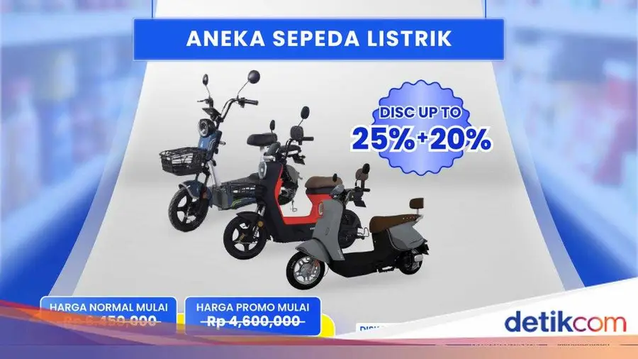 Transmart Gelar Full Day Sale, Diskon Besar Sepeda Listrik Menanti