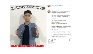 Giveaway di Media Sosial