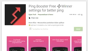 Menggunakan VPN Pingbooster