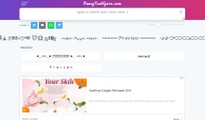 Situs Fancy Text Guru