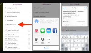Menambahkan Teman Melalui URL Snapchat