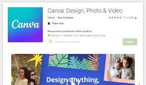 Silahkan Download Aplikasi Canva
