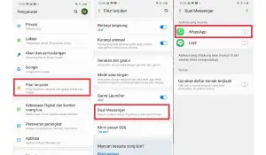 Pilih Aplikasi WhatsApp