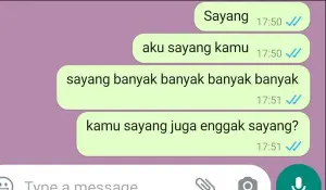 Kirimkan Pesan Teks pada WhatsApp Pacar