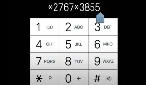 Reset dengan Kode HP