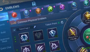 Maksimalkan Salah Satu Emblem Sesuai Role Hero