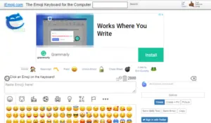 Menggunkan Situs Iemoji
