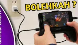 Bermain ML sambil Charge HP