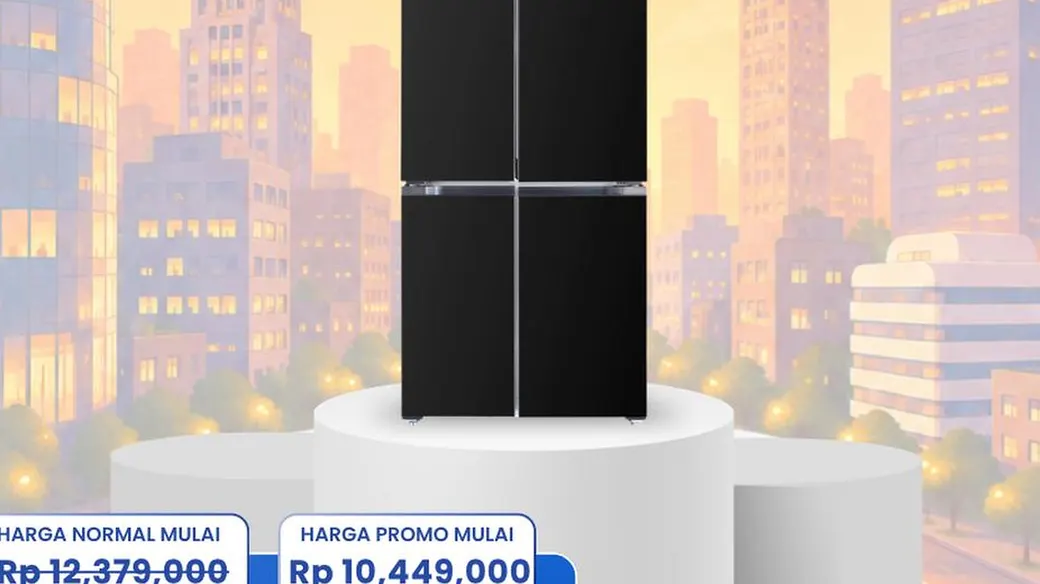 Big Discounts on Polytron Side-by-Side Refrigerators at Transmart Sale