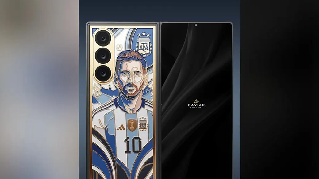 Caviar Launches Exclusive Gold-Plated Galaxy Z Fold 8 Ultra for Messi Fans