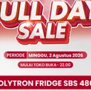 Diskon Besar Kulkas Polytron di Transmart Full Day Sale