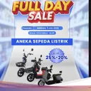 Diskon Menarik Sepeda Listrik di Transmart Full Day Sale
